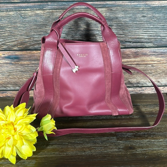 Radley London Baylis Road Suede Medium Multiway Grab Bag in Merlot! - Picture 1 of 10
